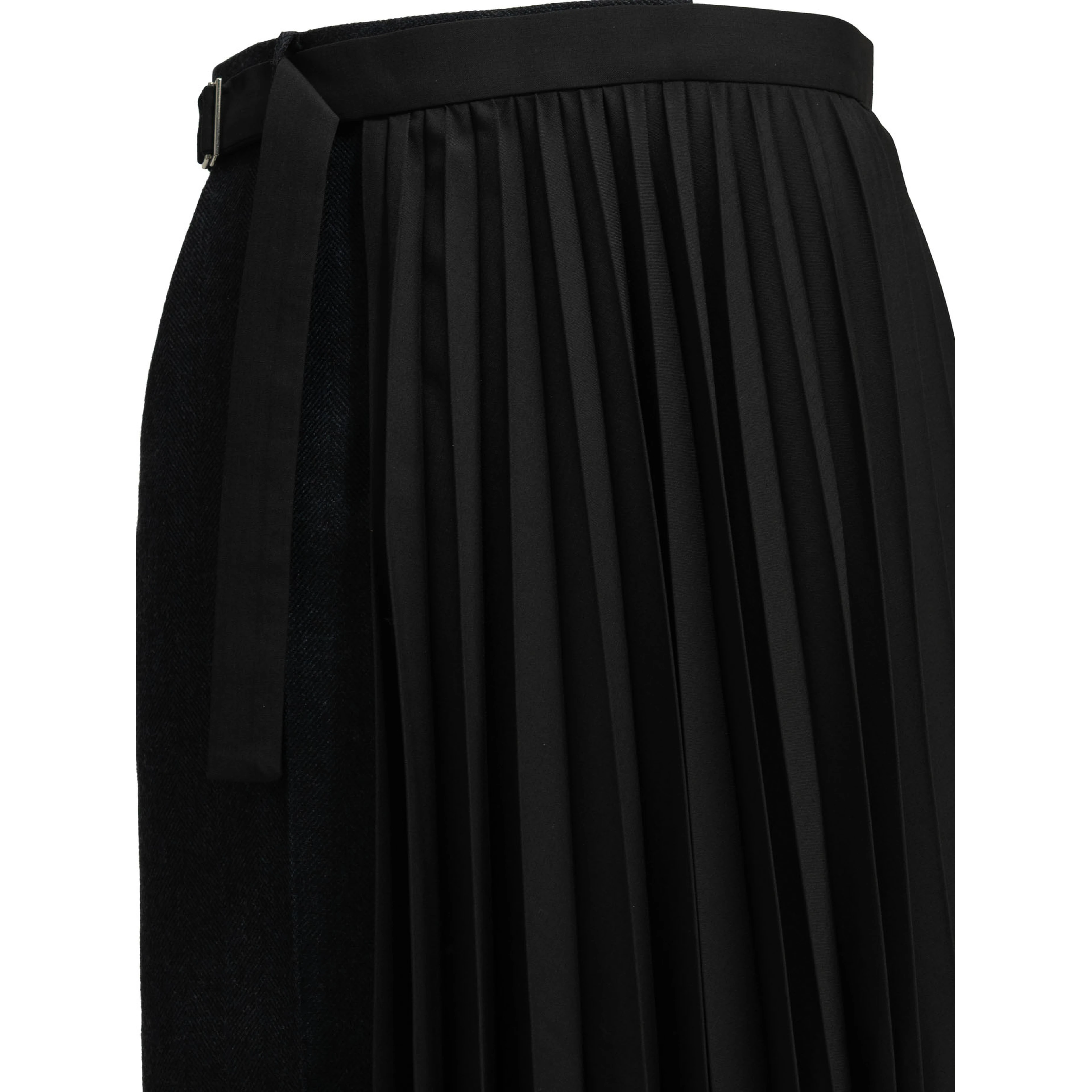 "Pleated" Midi Skirt