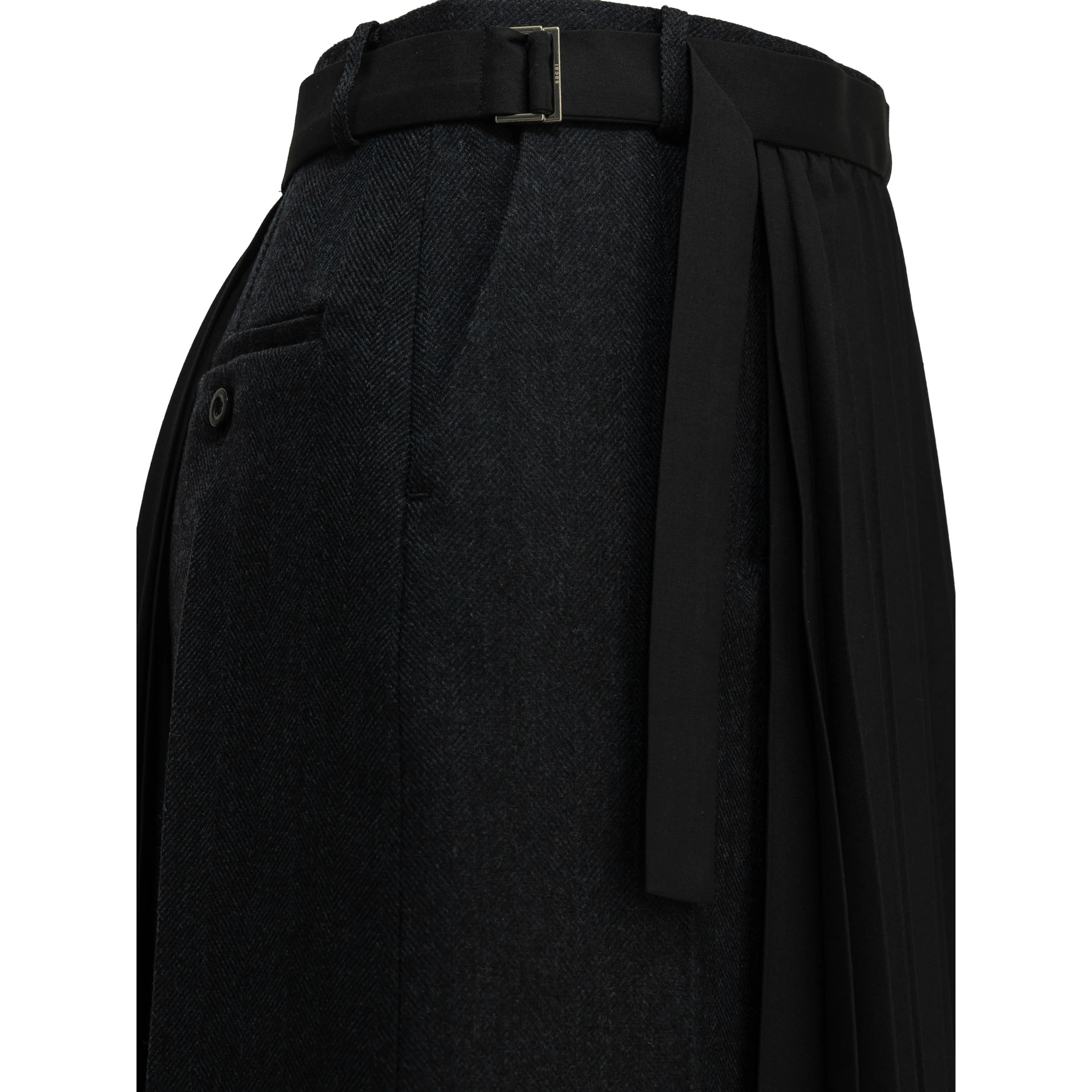 "Pleated" Midi Skirt
