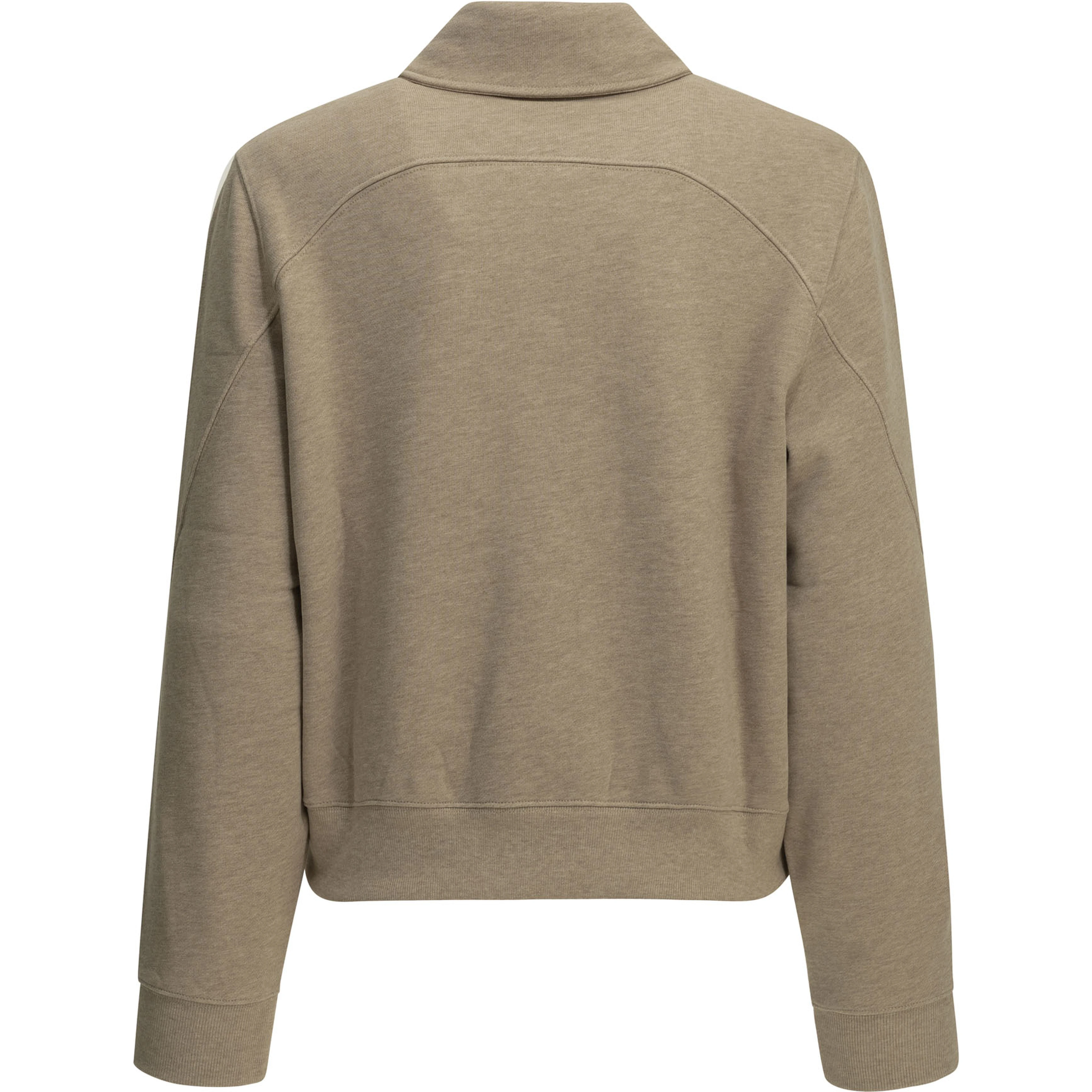 "Baby Fox" Polo-Collar Sweatshirt