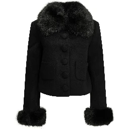 Short wool coat