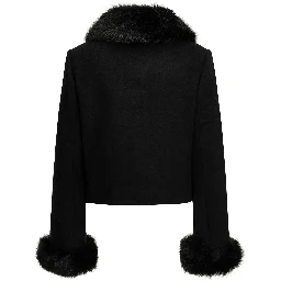 Short wool coat