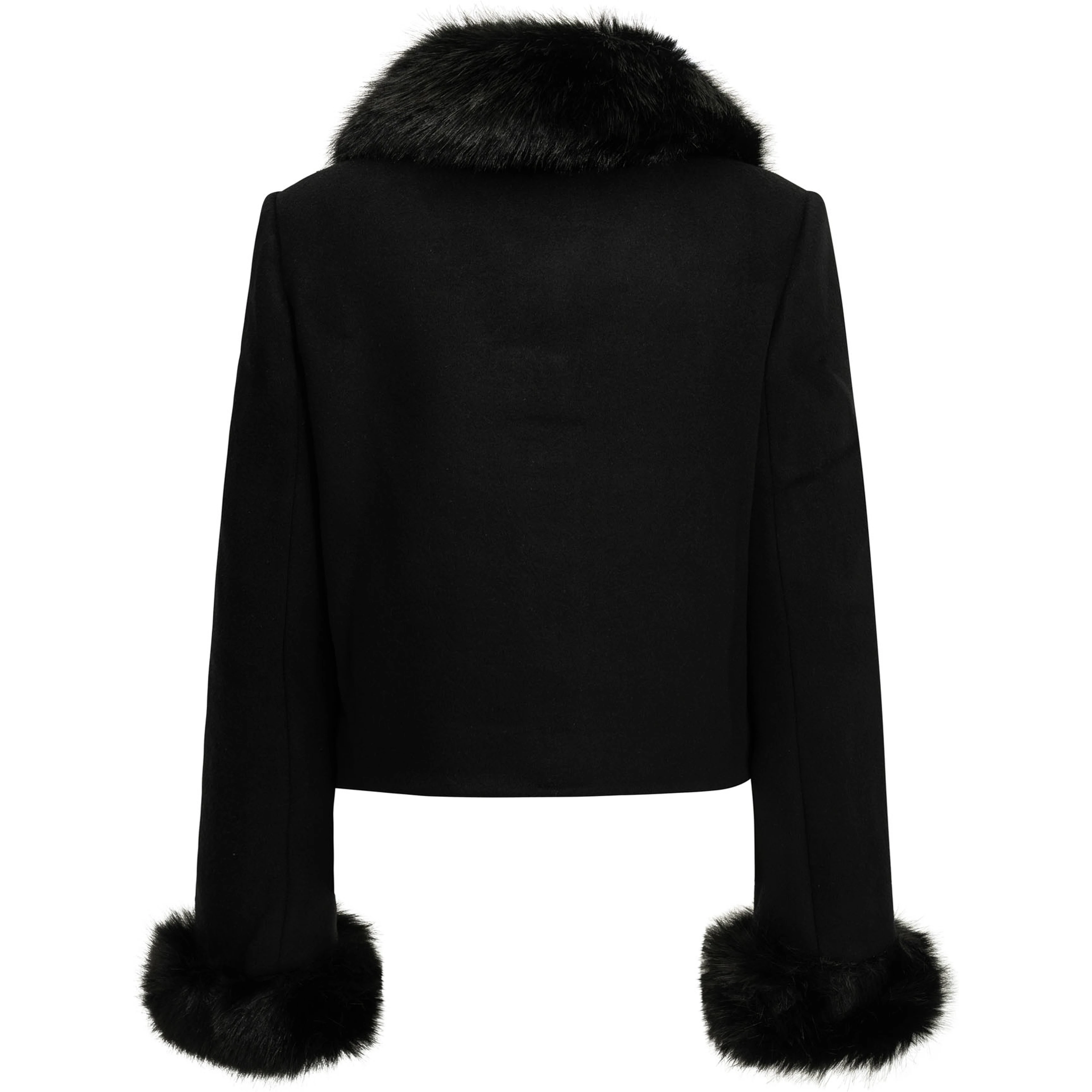 Short wool coat