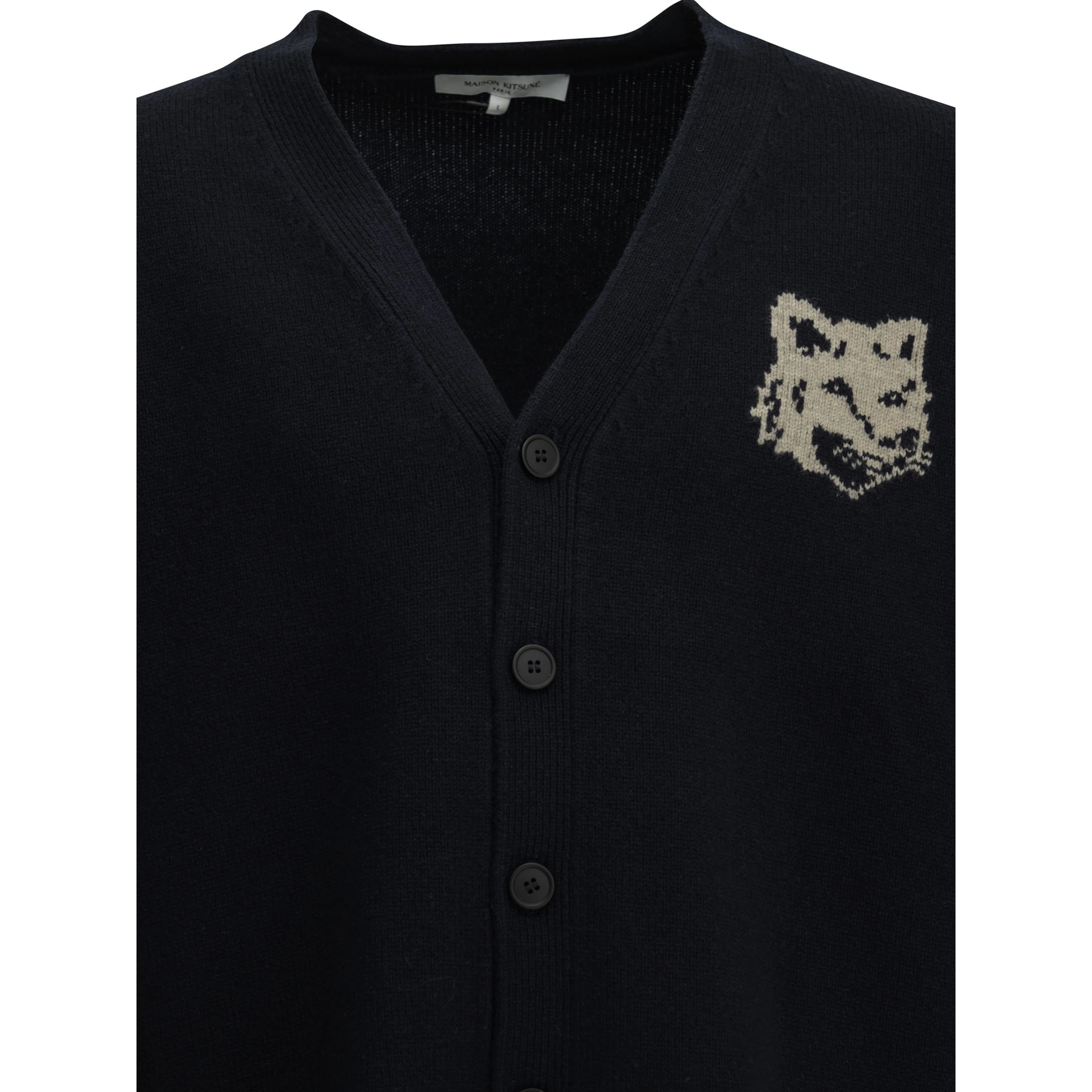 "Fox Head" Cardigan