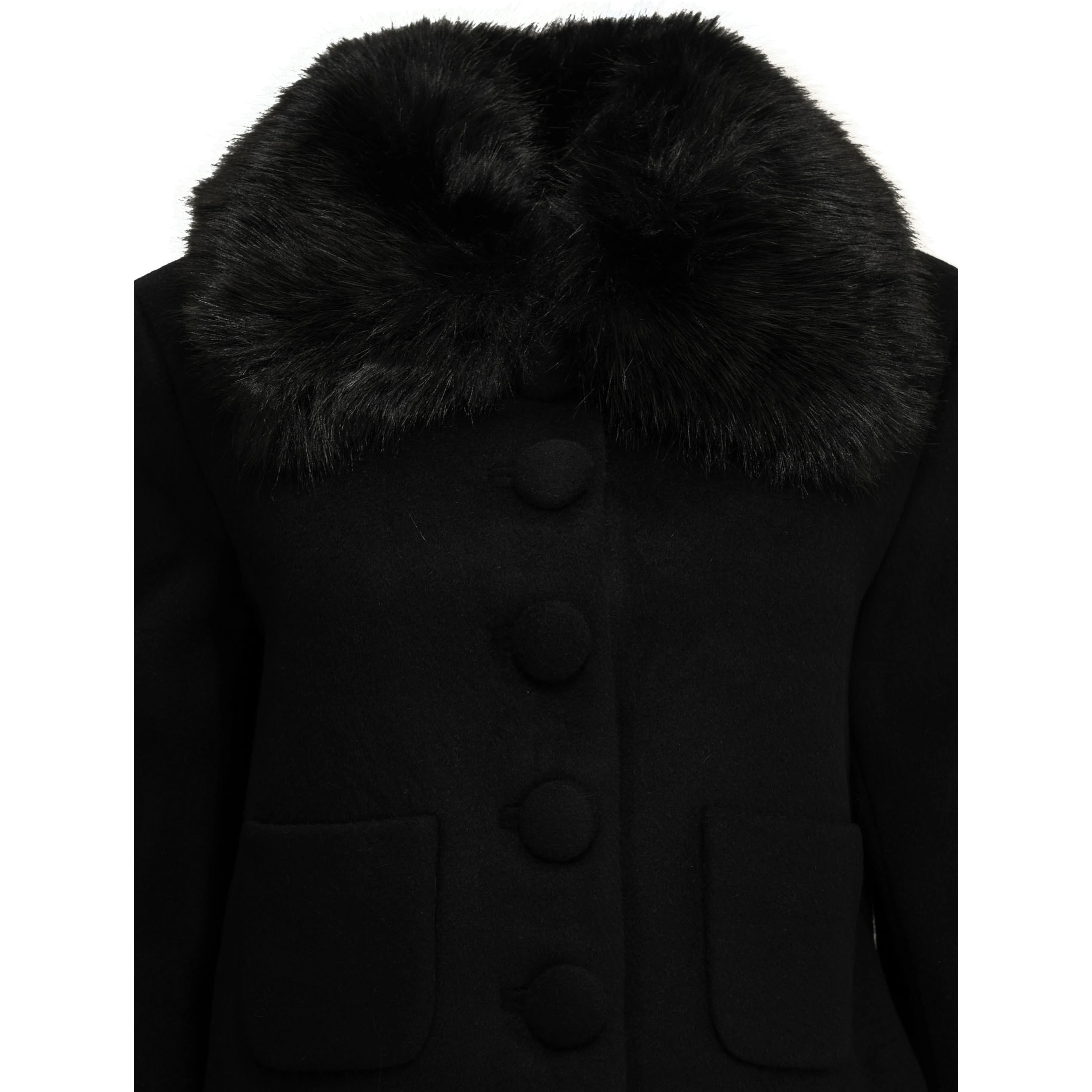 Short wool coat