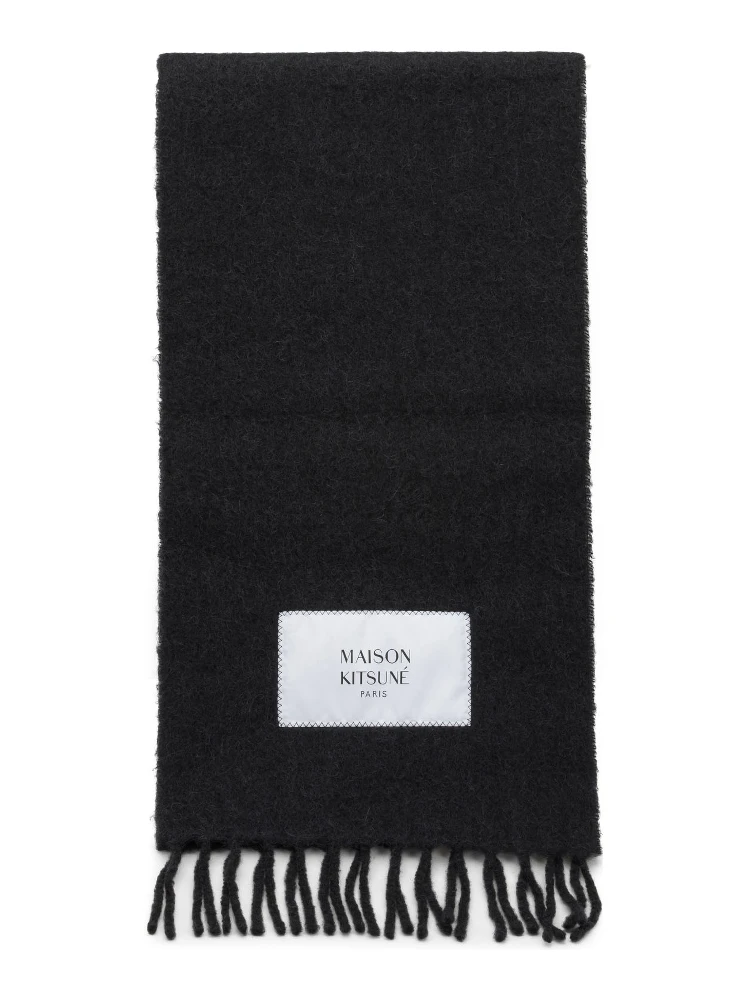 Alpaca Fringed Scarf