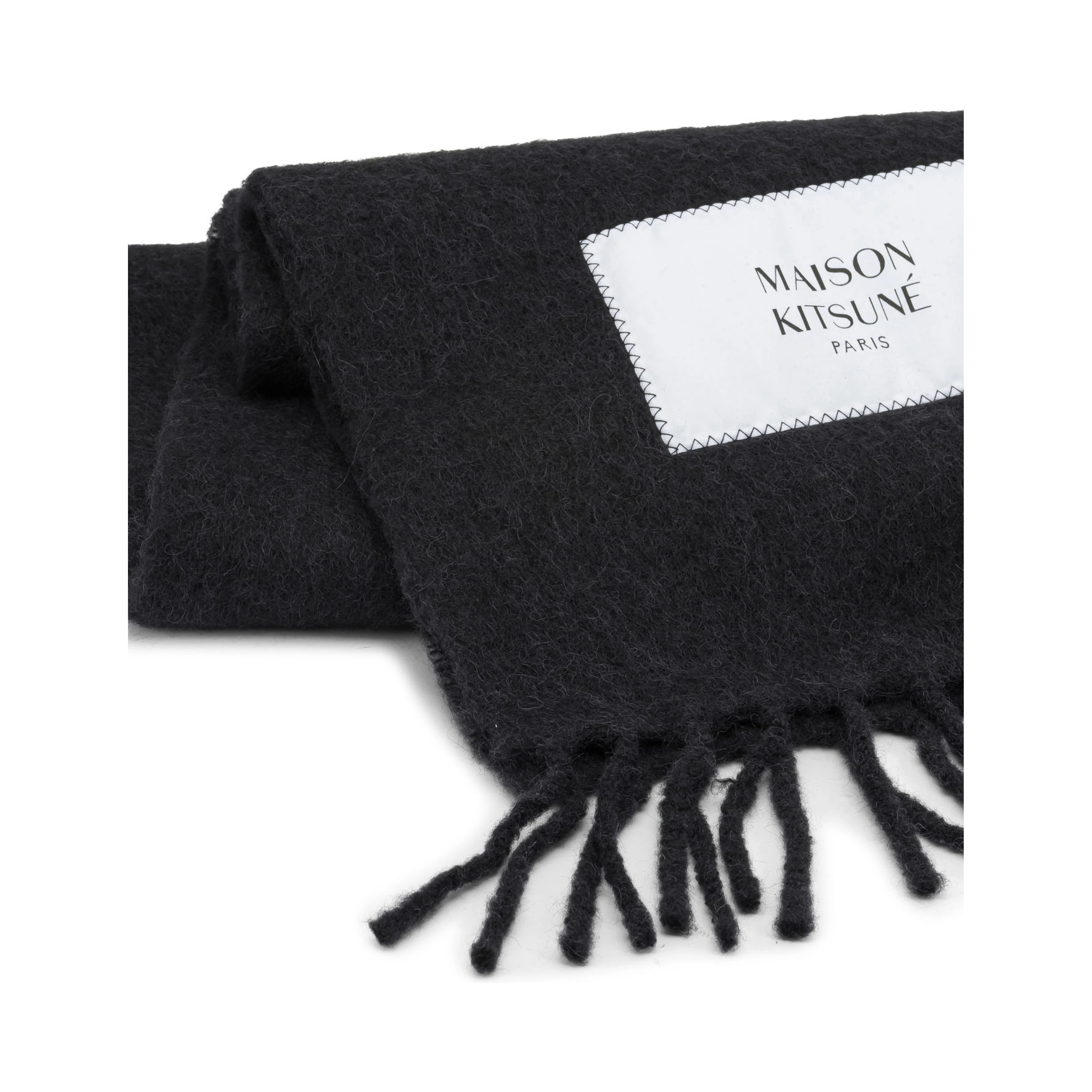 Alpaca Fringed Scarf