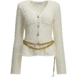 Textured-Knit Cardigan