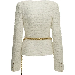 Textured-Knit Cardigan