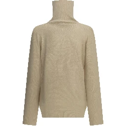Wool and cashmere turtleneck sweater