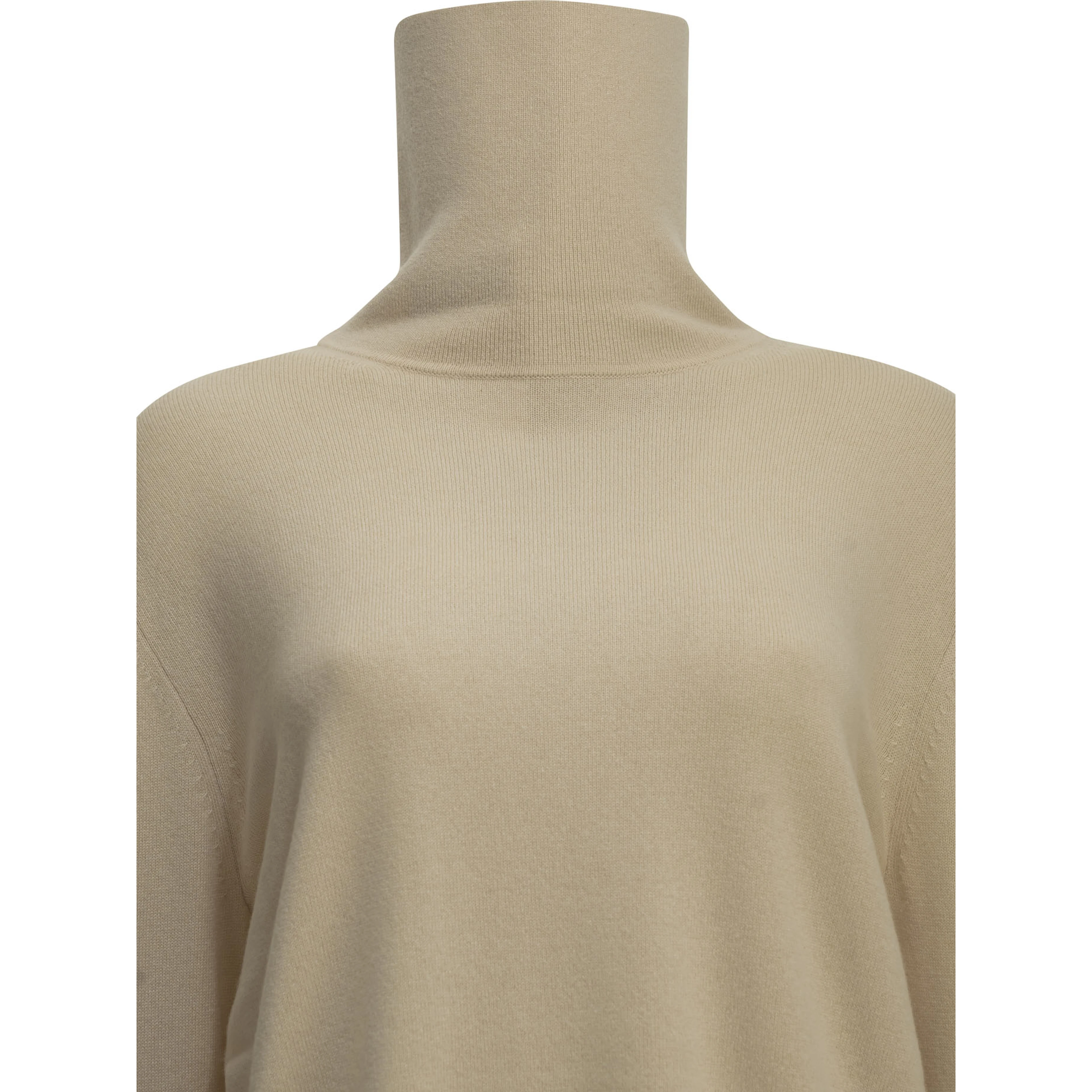 Wool and cashmere turtleneck sweater