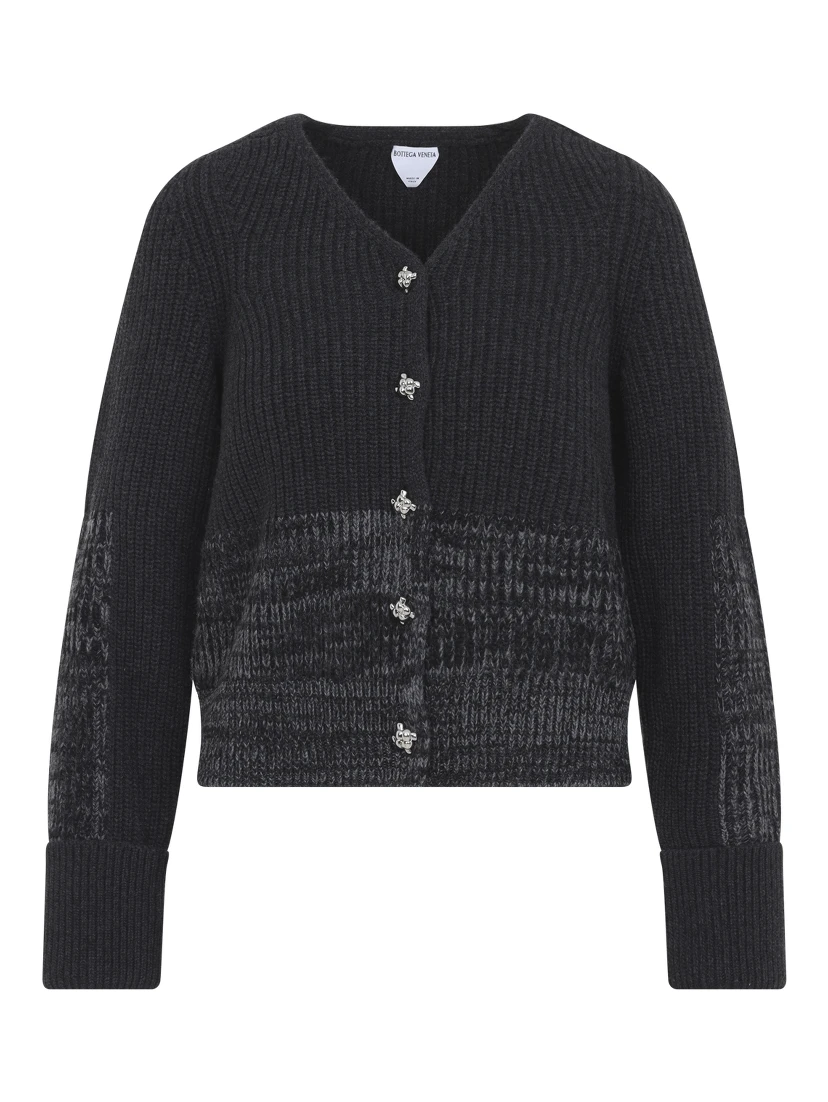 RIB KNIT CARDIGAN