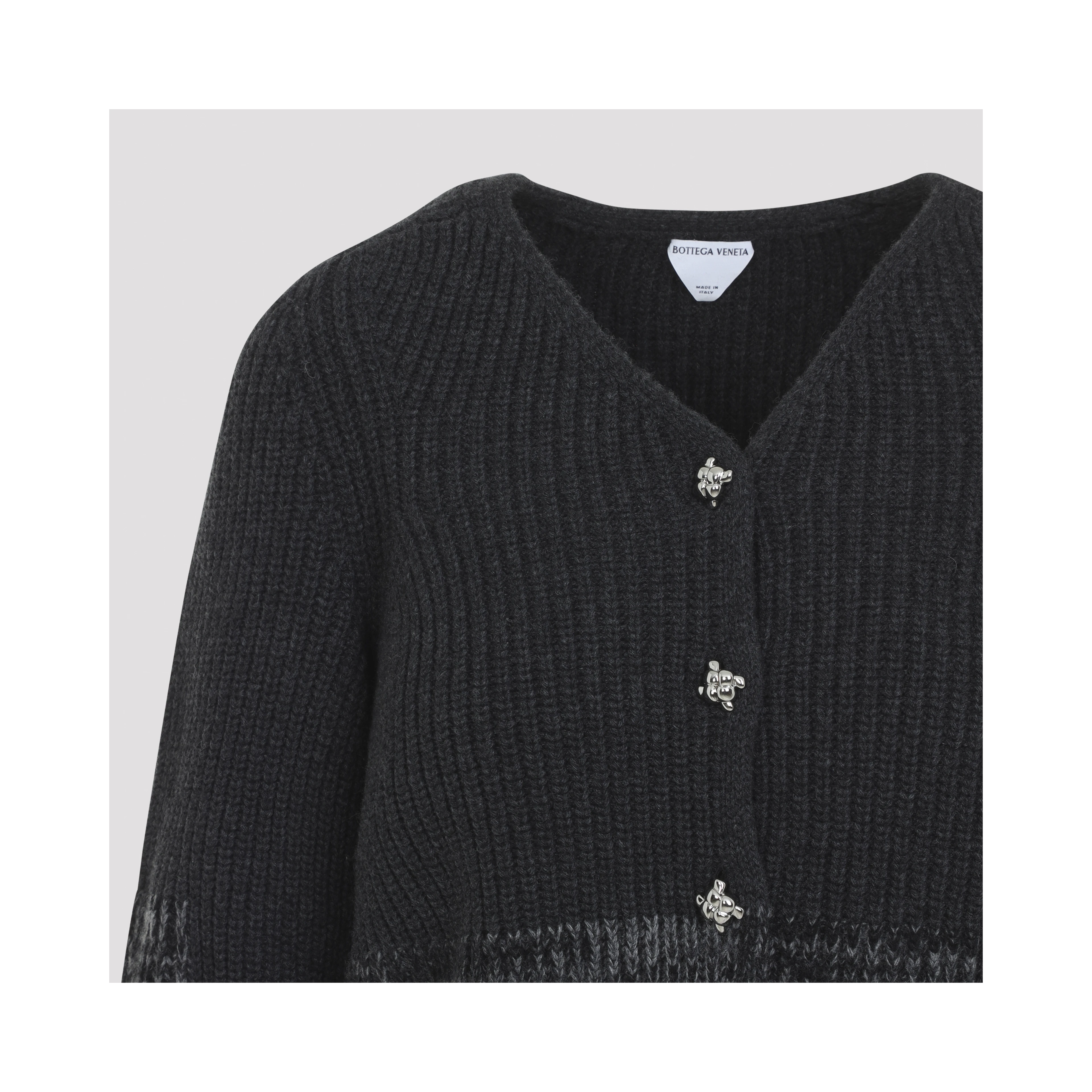 RIB KNIT CARDIGAN