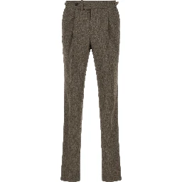 Brown Wool Dress Pants