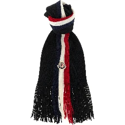 Black Virgin Wool Foulard