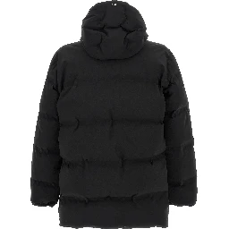 Black Polyamide Full-Length Jacket
