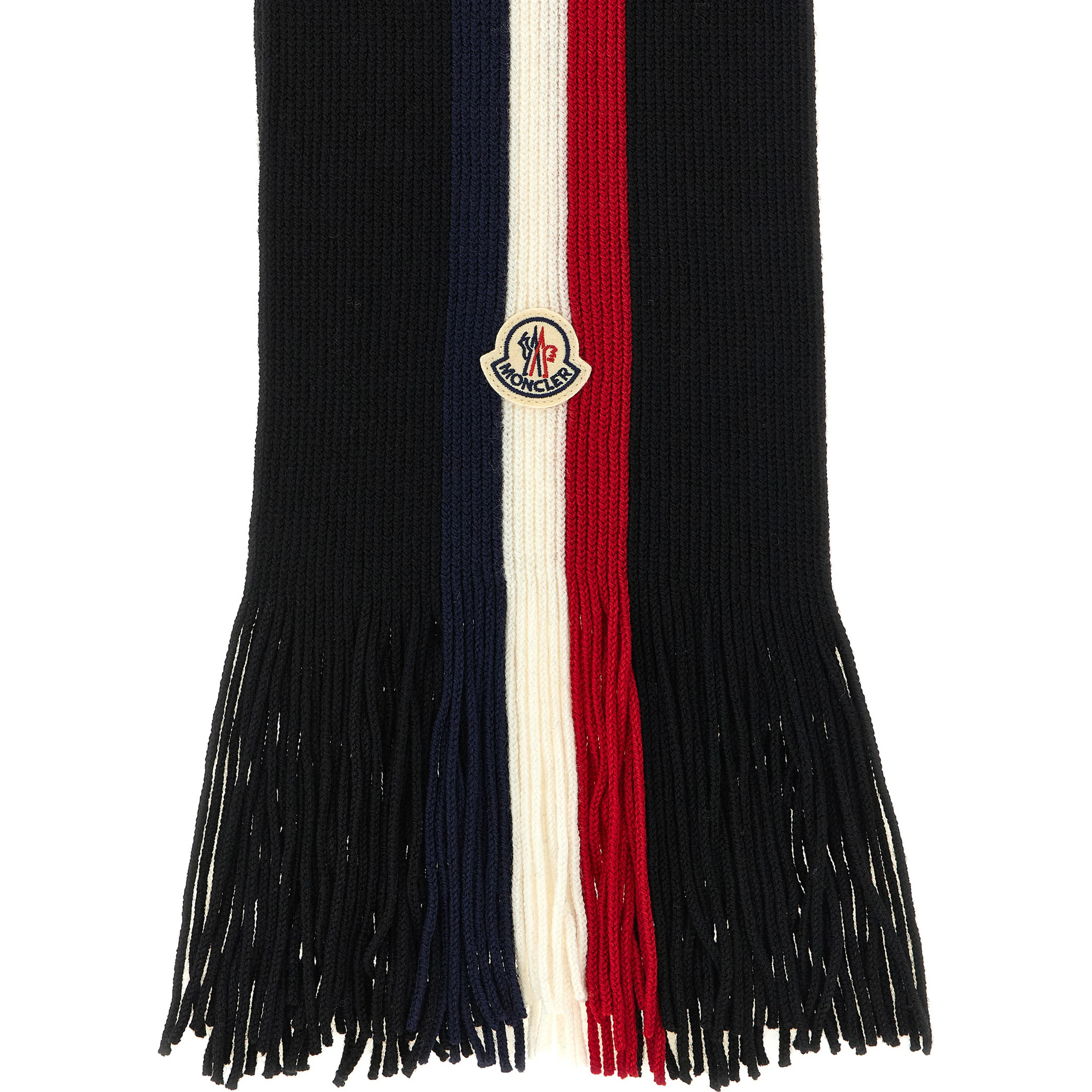 Black Virgin Wool Foulard
