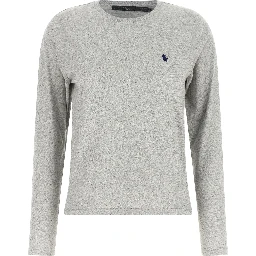 Gray Cotton Long Sleeve T-Shirt