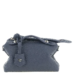 Blue Calfskin Clutch Bag