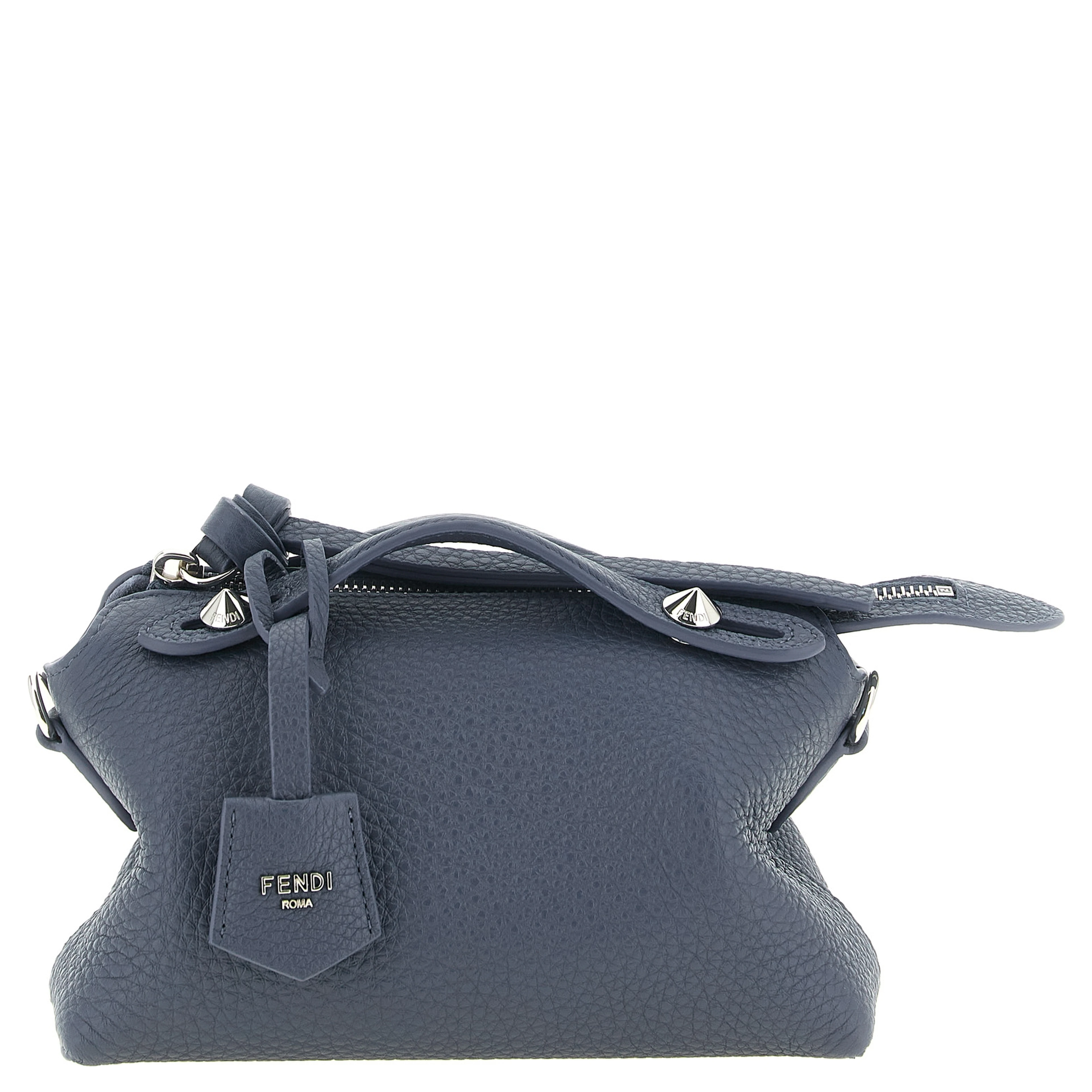 Blue Calfskin Clutch Bag