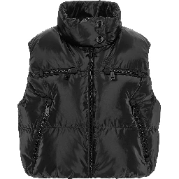 Black Polyethylene Sleeveless Jacket