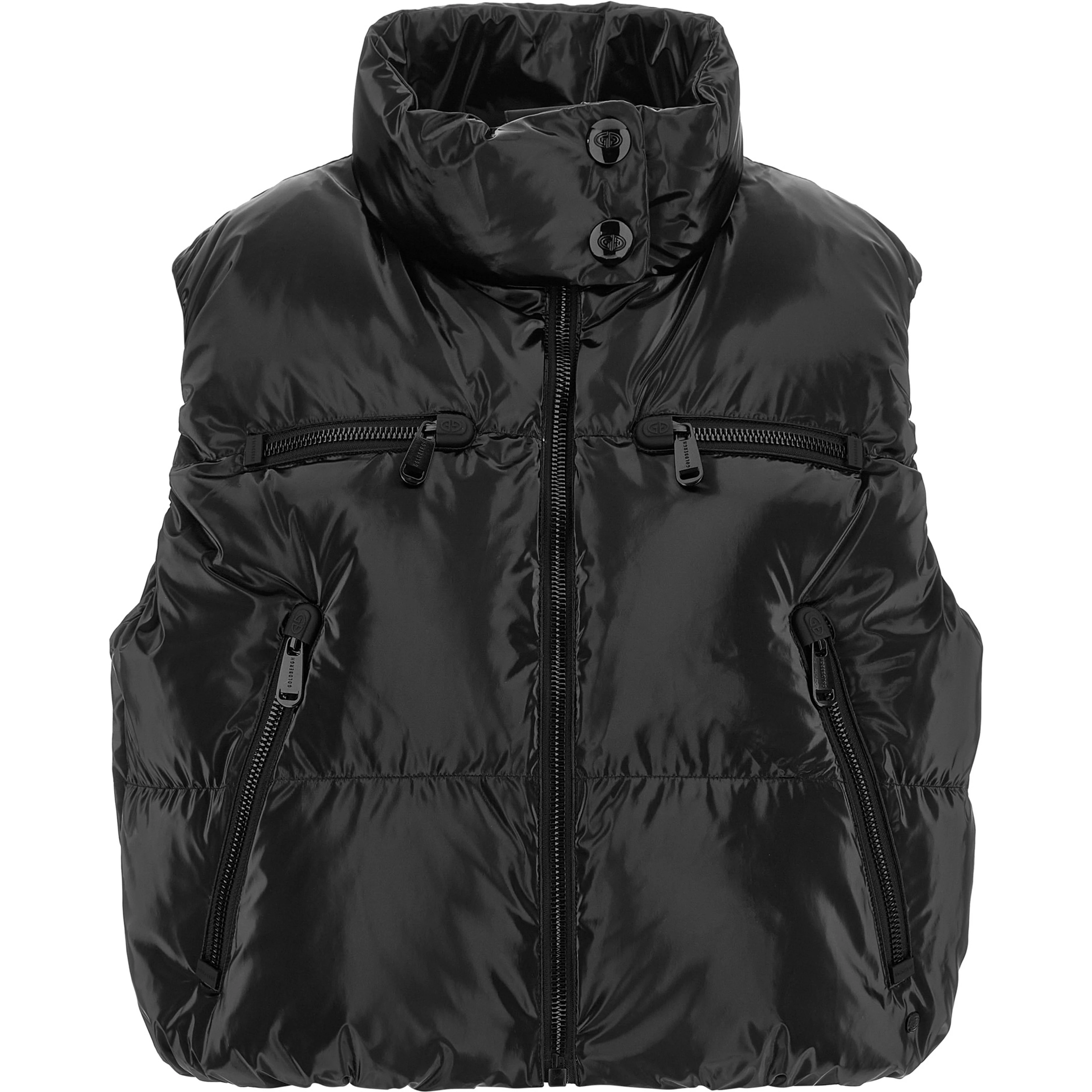 Black Polyethylene Sleeveless Jacket