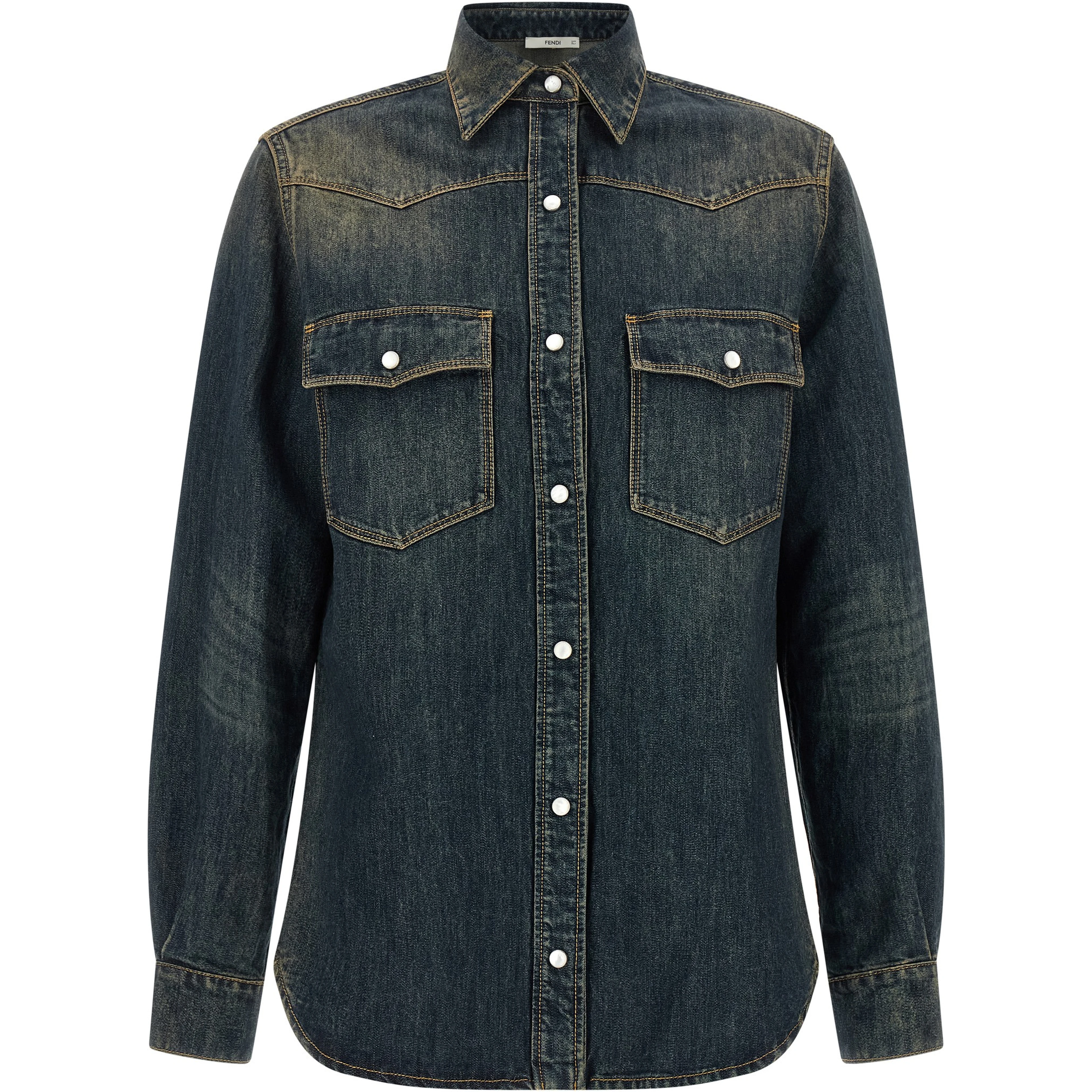 Blue Cotton Blouse