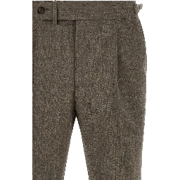Brown Wool Dress Pants