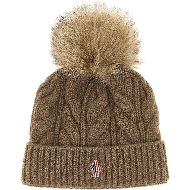 Brown Virgin Wool Beanie