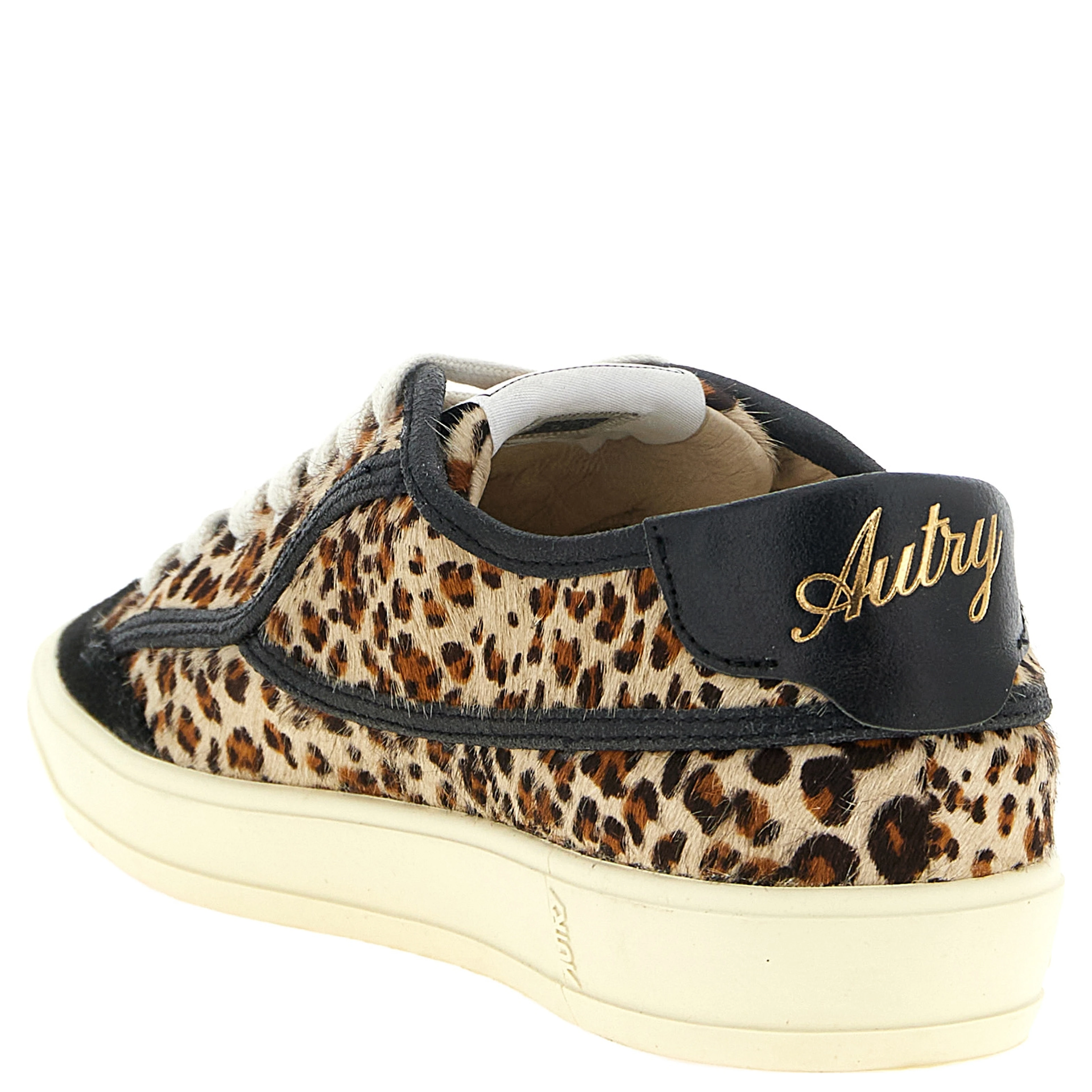 Brown Cowhide Low Top Sneakers