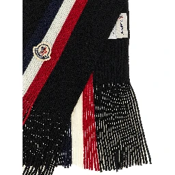 Black Virgin Wool Foulard