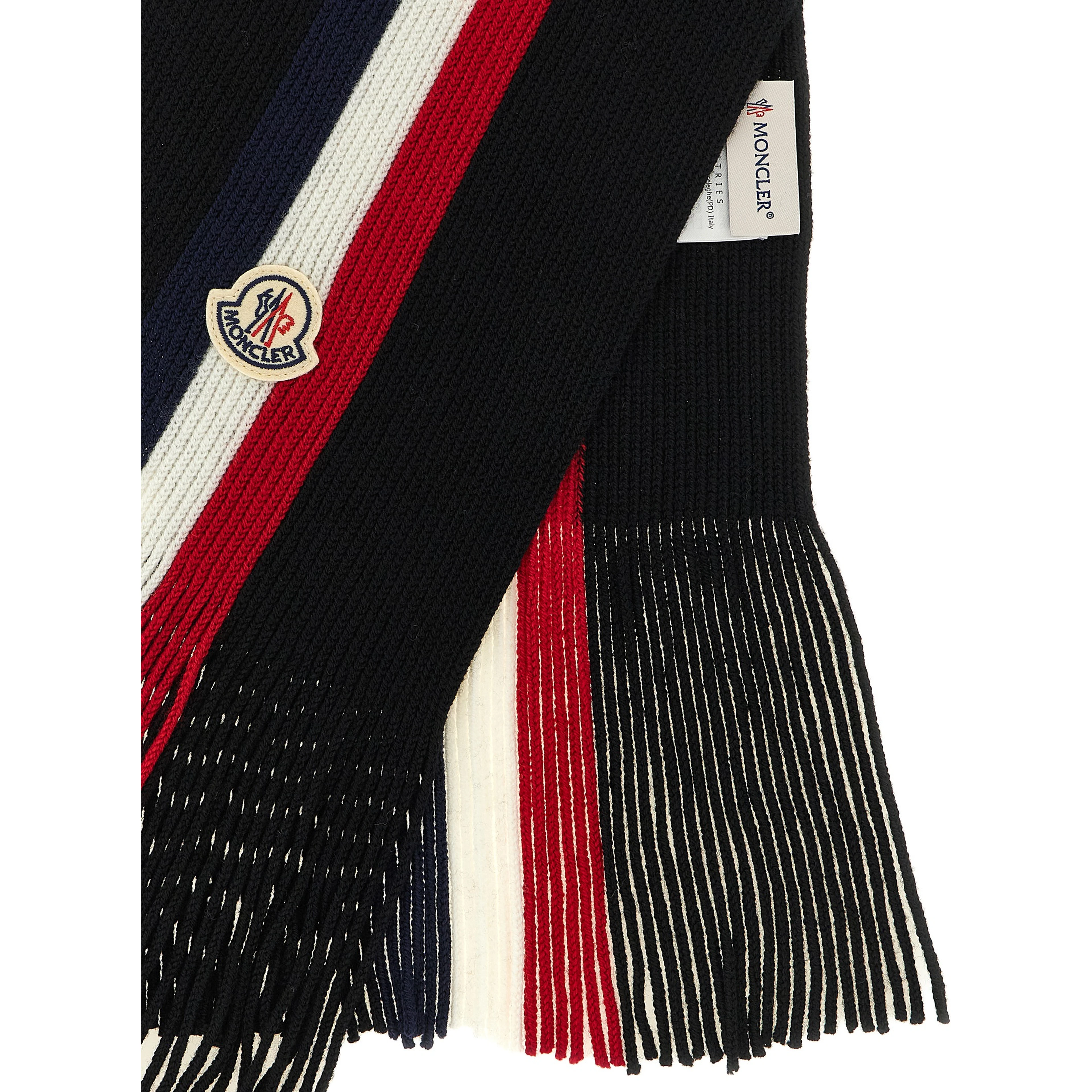 Black Virgin Wool Foulard