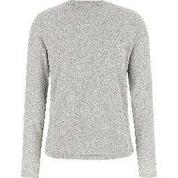 Gray Cotton Long Sleeve T-Shirt