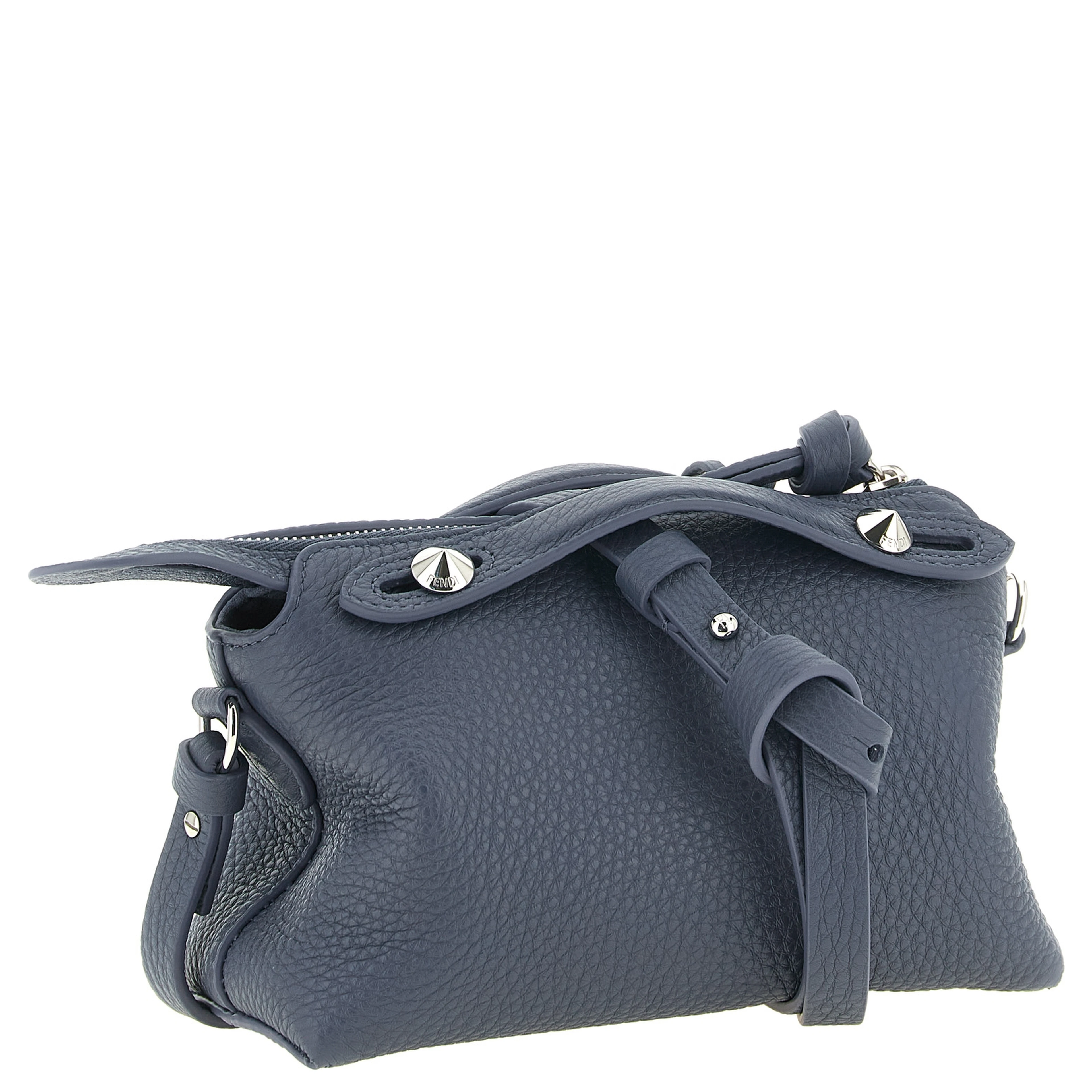 Blue Calfskin Clutch Bag