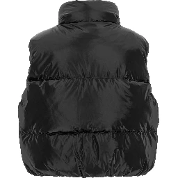 Black Polyethylene Sleeveless Jacket