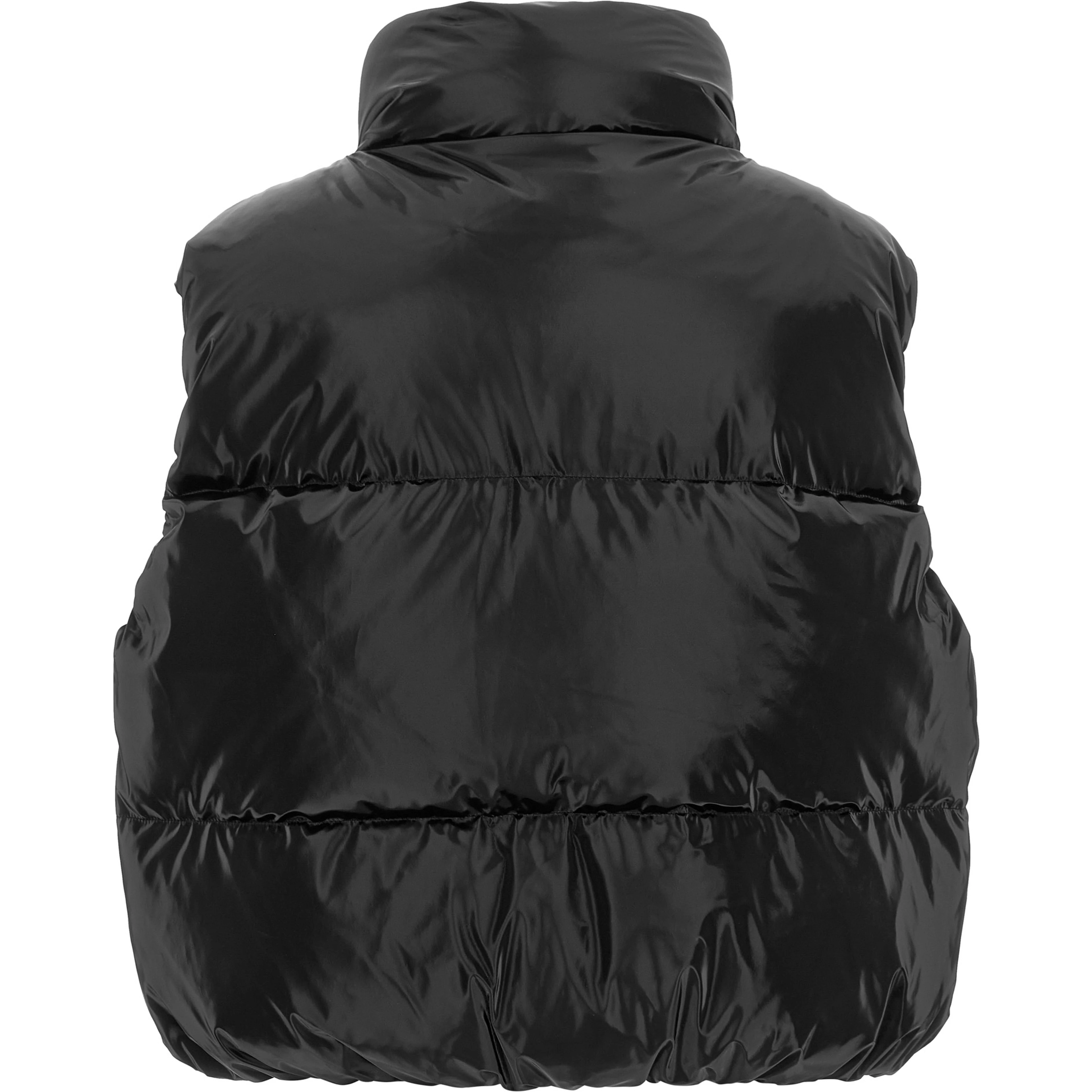 Black Polyethylene Sleeveless Jacket