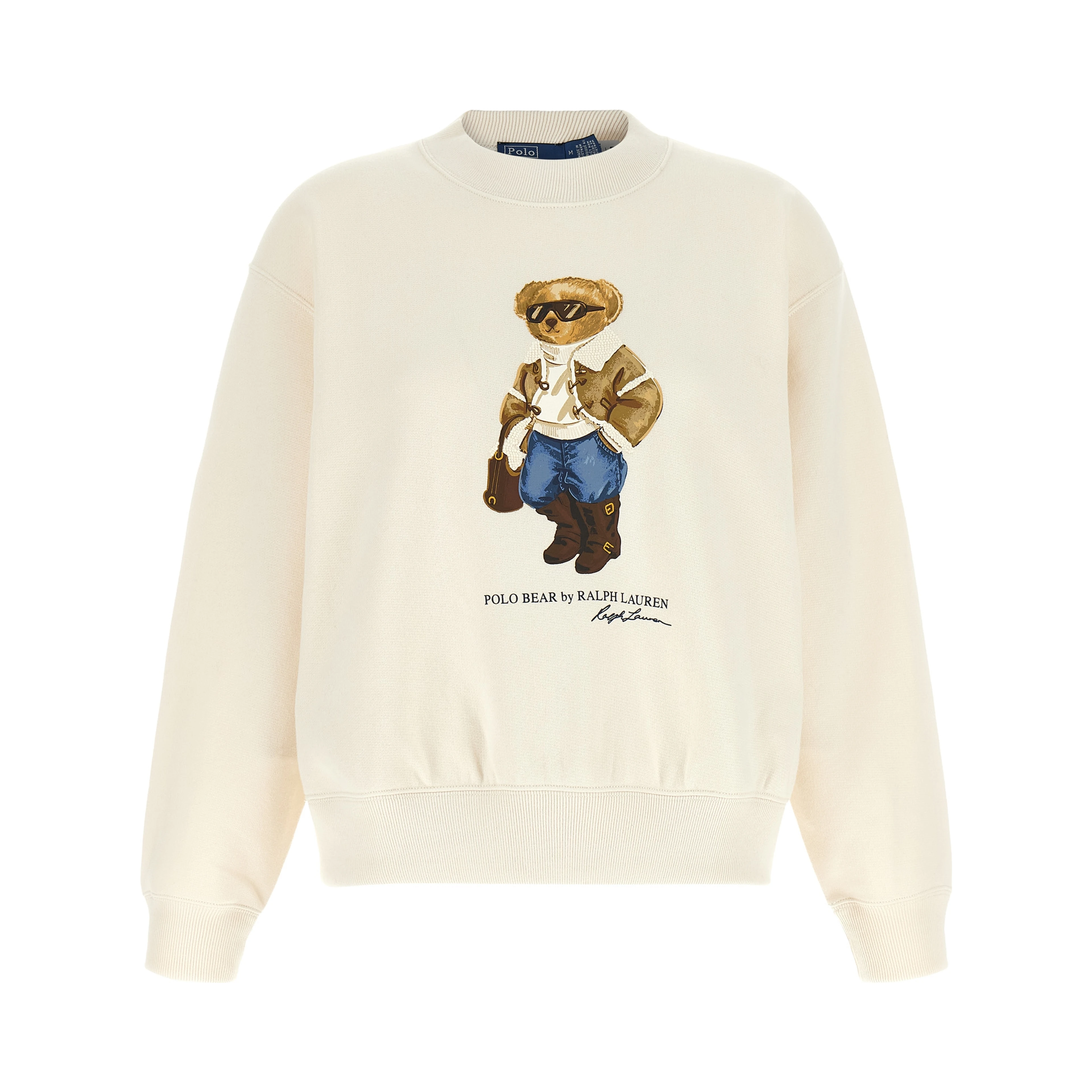 White Cotton Sweatshirt