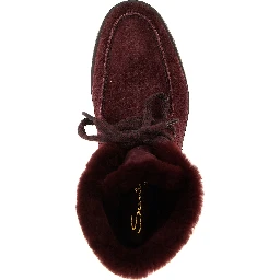 Bordeaux Calfskin Ankle Boots