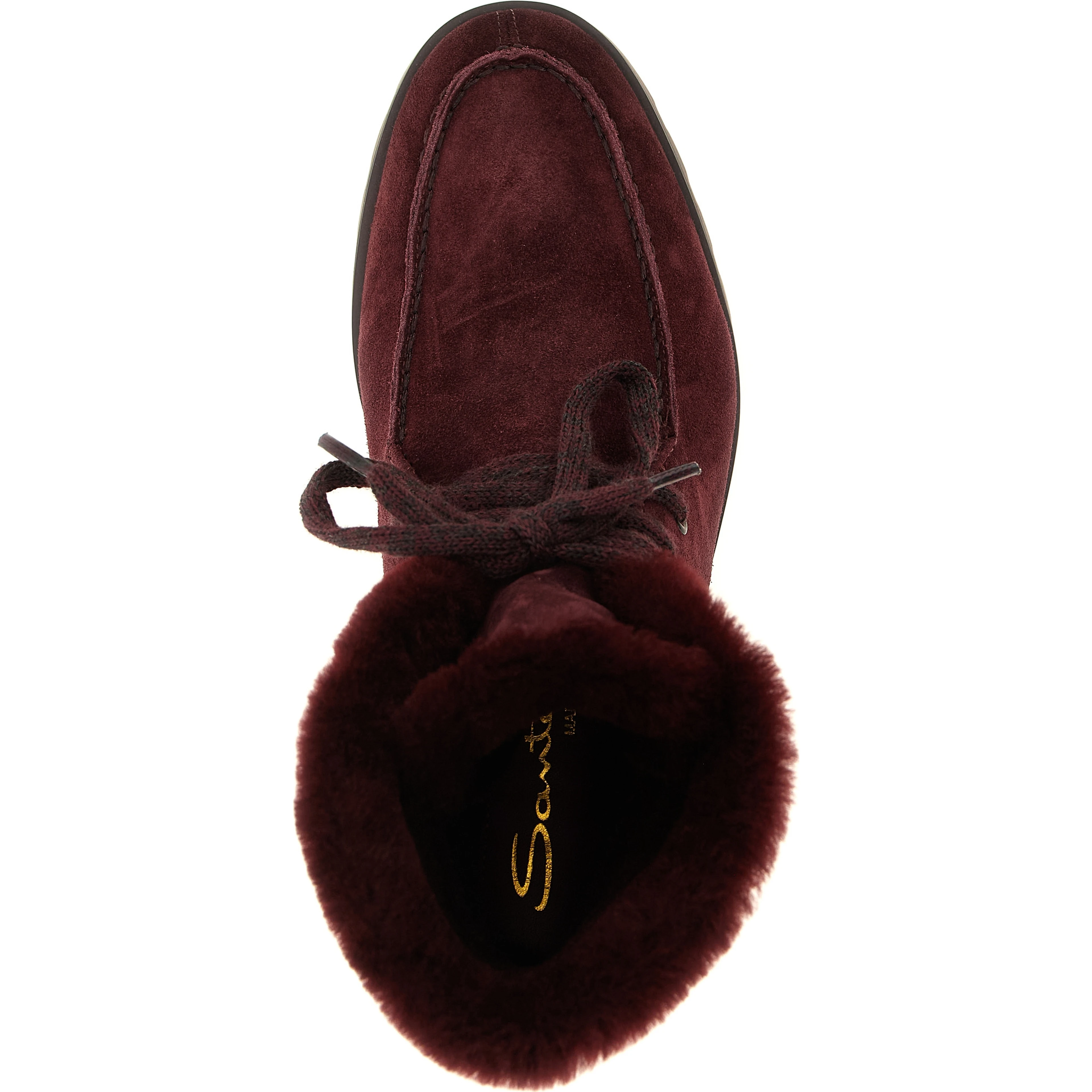 Bordeaux Calfskin Ankle Boots