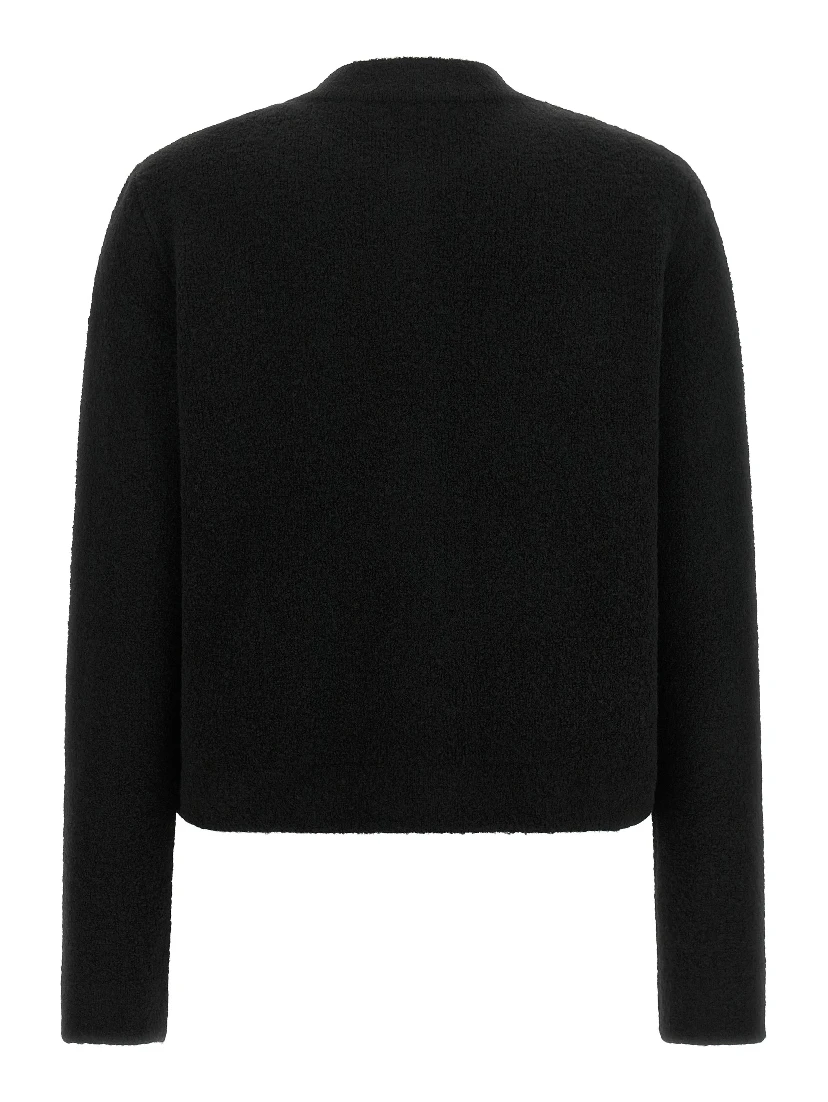 Black Polyamide Full-Length Jacket