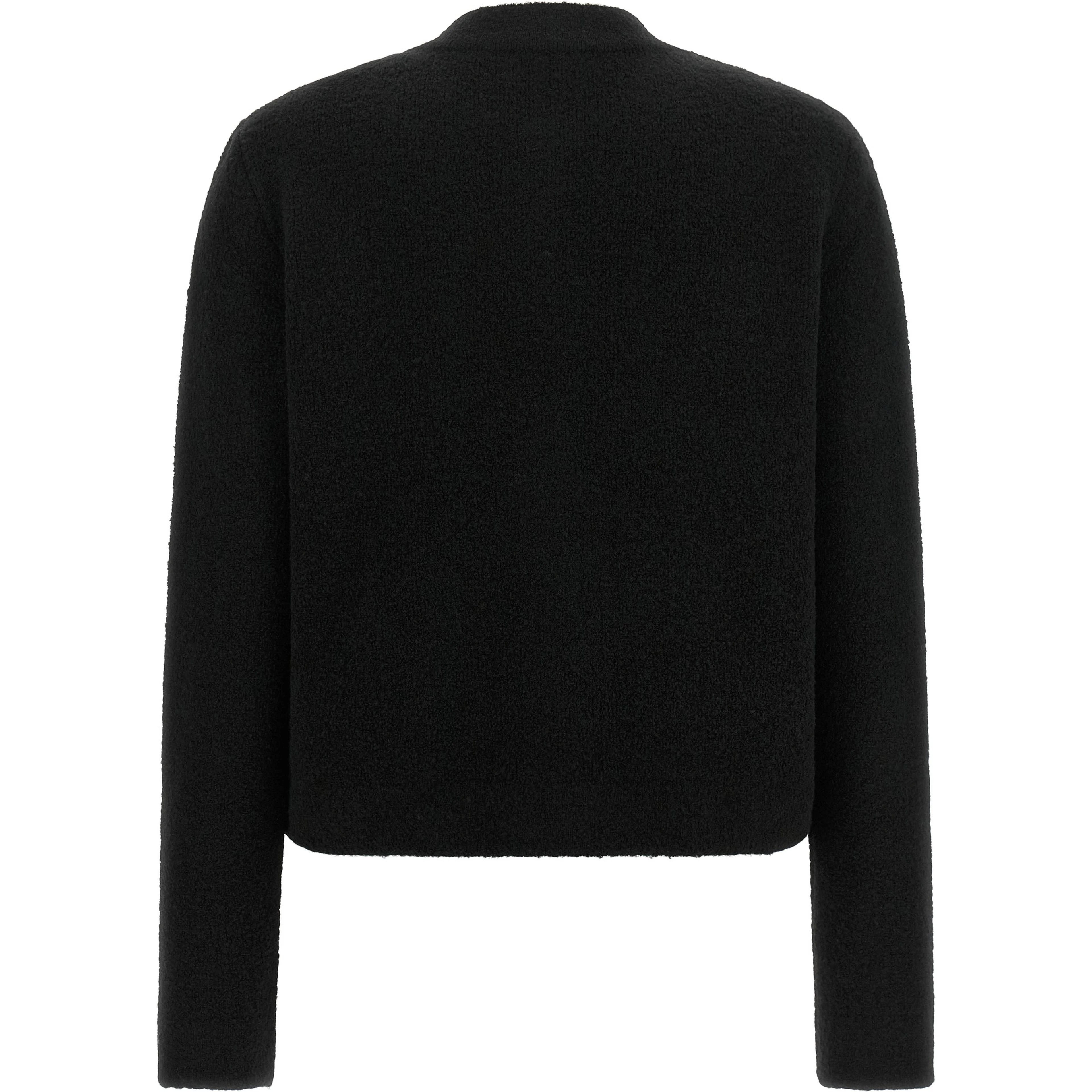 Black Polyamide Full-Length Jacket