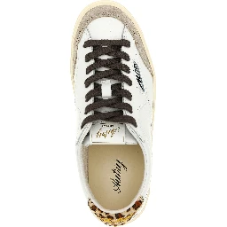 Multicolor Cowhide Low Top Sneakers