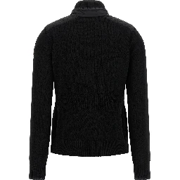 Black Polyamide Cardigan