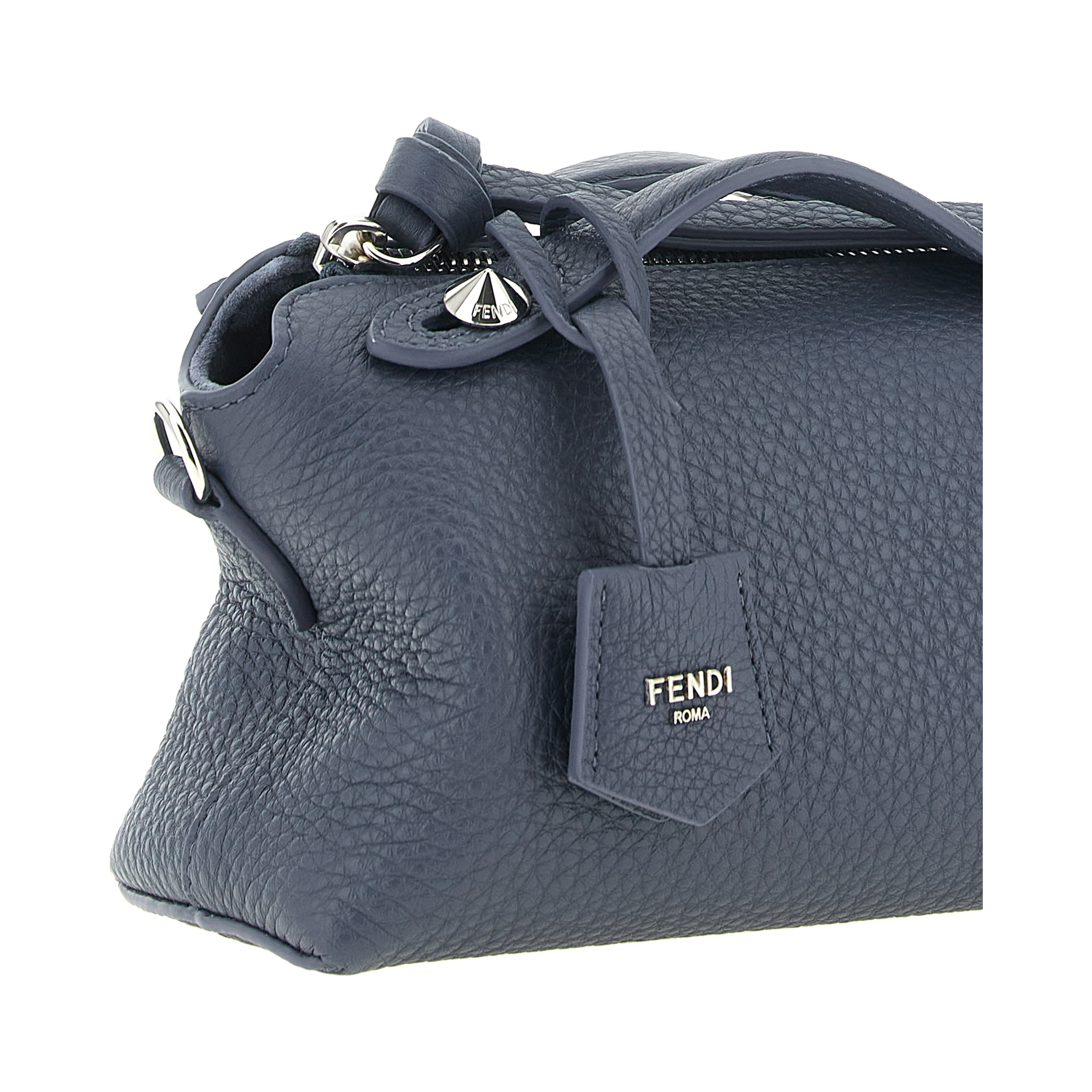 Blue Calfskin Clutch Bag