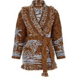 Brown Cashmere Cardigan