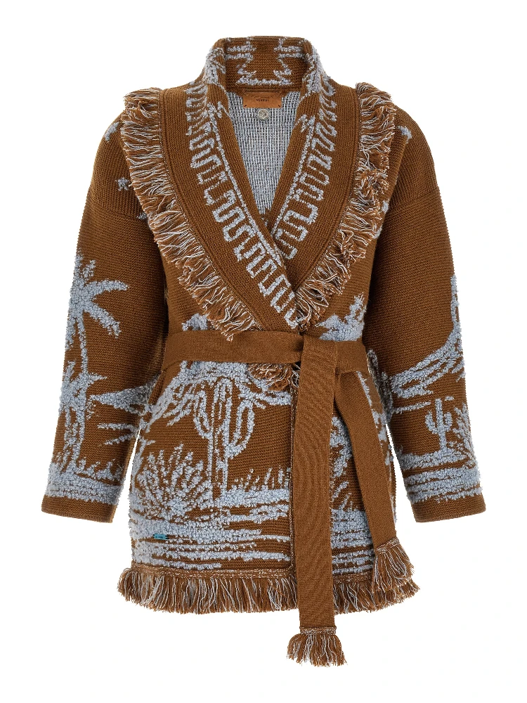 Brown Cashmere Cardigan