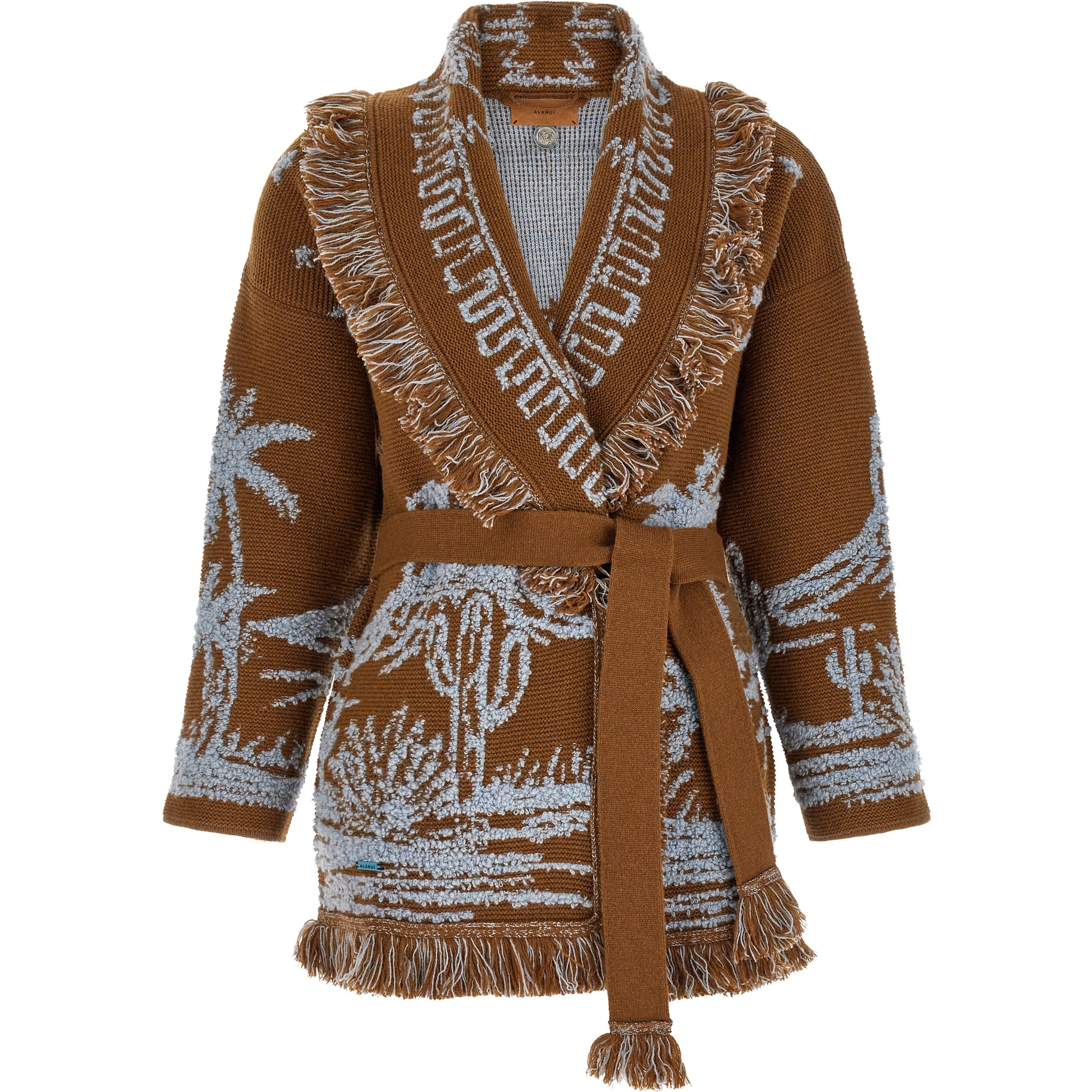 Brown Cashmere Cardigan