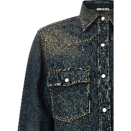 Blue Cotton Blouse