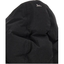 Black Polyamide Full-Length Jacket
