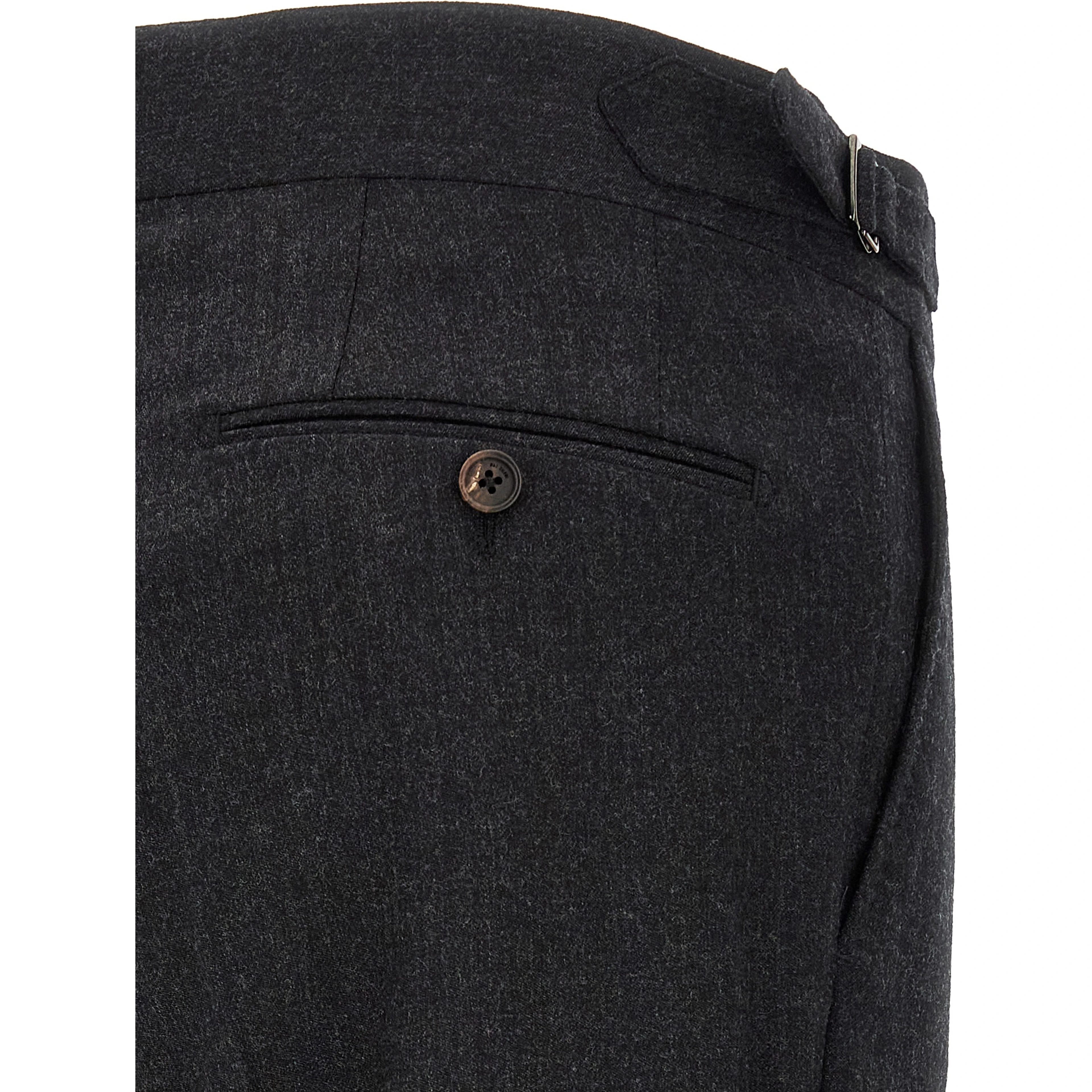Gray Wool Dress Pants