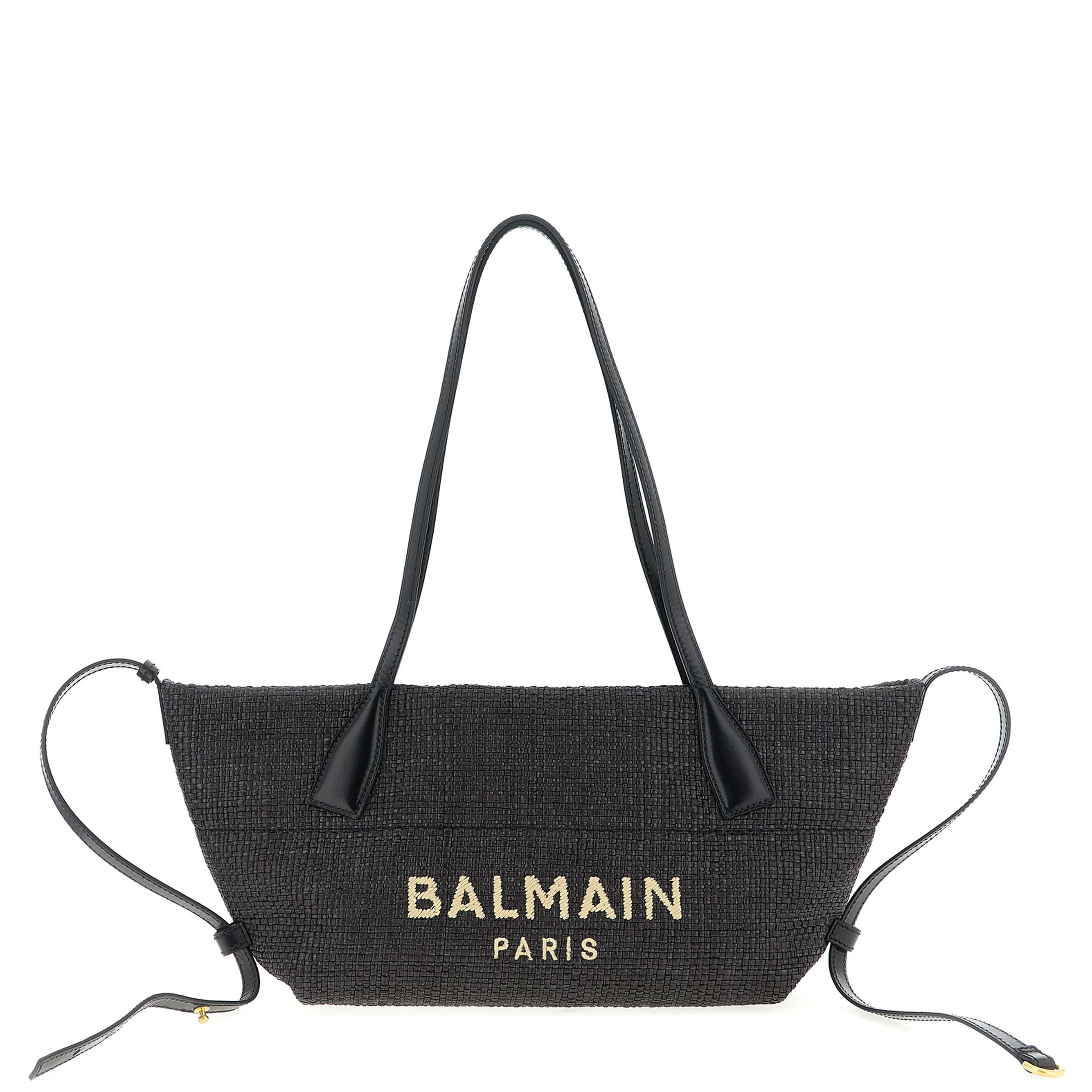 Black Polyamide Tote Bag